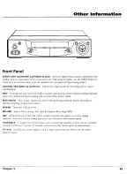 Preview for 47 page of RCA VR705HF User Manual