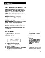 Preview for 19 page of RCA VR911HF User Manual