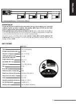 Preview for 5 page of RCF HD2414/T Installation And Operation Manual