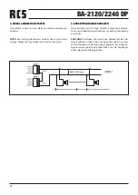 Preview for 8 page of RCS BA-2120 DP Manual