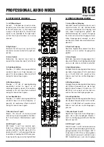 Preview for 7 page of RCS FMX-1402 R Operating Instructions Manual