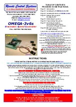 Preview for 1 page of RCS OMEGA-3v6s Full Instruction Manual