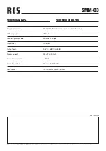 Preview for 8 page of RCS SMM-03 Operating Instructions Manual