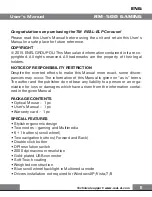 Preview for 2 page of Real-El RM-500 GAMING User Manual