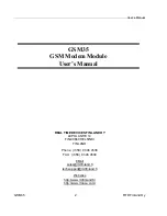 Preview for 2 page of Real Time Devices GSM35 User Manual