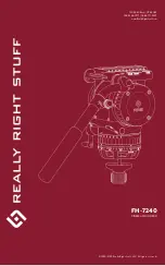 Preview for 1 page of Really Right Stuff FH-7240 Manual