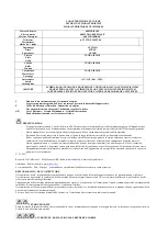 Preview for 3 page of REBER 10019 NBT User'S Reference: Use And Maintenance – Original Instructions