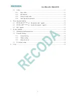 Preview for 3 page of Recoda M705 Series User Manual