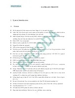 Preview for 4 page of Recoda M705 Series User Manual