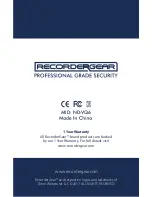 Preview for 12 page of RecorderGear BW300 User Manual