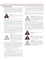 Preview for 5 page of Red Epic 4K Broadcast Module Operation Manual