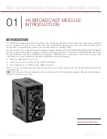 Preview for 6 page of Red Epic 4K Broadcast Module Operation Manual