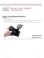 Preview for 10 page of Red Epic 4K Broadcast Module Operation Manual