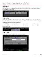 Preview for 125 page of Red Epic BUIL Operation Manual