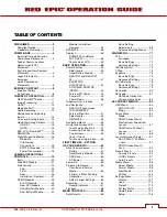 Preview for 2 page of Red Epic EPIC-M Operation Manual