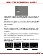 Preview for 204 page of Red Epic EPIC-M Operation Manual