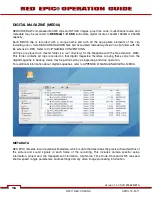 Preview for 17 page of Red Epic Mysterium-X Operation Manual