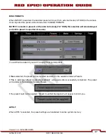 Preview for 68 page of Red Epic Mysterium-X Operation Manual