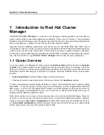 Preview for 7 page of Red Hat CLUSTER MANAGER - INSTALLATION AND Administration Manual