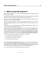 Preview for 5 page of Red Hat NETWORK - USER  1.2 User Reference Manual