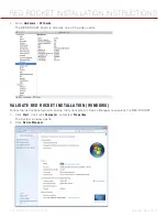 Preview for 22 page of RED RED ROCKET Installation Instructions Manual