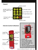 Preview for 5 page of RedBack Laser CXR880 Instruction Manual