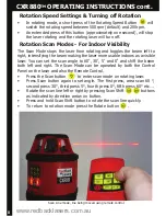 Preview for 8 page of RedBack Laser CXR880 Instruction Manual