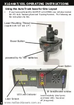 Preview for 8 page of RedBack Lasers XLG44 Instruction Manual