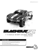 REDCAT Blackout SC Owner'S Manual preview