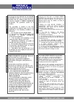 Preview for 18 page of REDEX ANDANTEX DLO Series User Manual