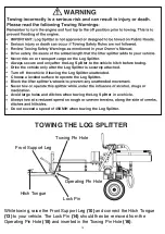 Preview for 10 page of Redgum Electric Logsplitter Owner'S Manual