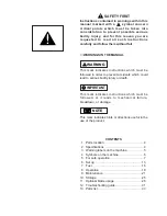 Preview for 3 page of RedMax BCZ2500S Owner'S/Operator'S Manual