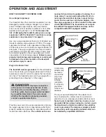 Preview for 13 page of Reebok Challenger 150 Cwl Treadmill User Manual