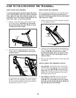 Preview for 20 page of Reebok Challenger 150 Cwl Treadmill User Manual