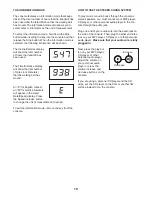 Preview for 19 page of Reebok Challenger 150 Treadmill Manual