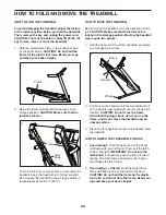 Preview for 20 page of Reebok Challenger 150 Treadmill Manual