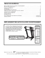 Preview for 2 page of Reebok V 6.80 Treadmill (French) Manuel De L'Utilisateur