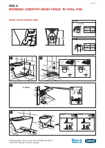 Preview for 2 page of Reece ROCA MERIDIAN COMFORT HEIGHT BACK TO WALL PAN Manual