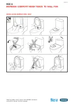 Preview for 4 page of Reece ROCA MERIDIAN COMFORT HEIGHT BACK TO WALL PAN Manual