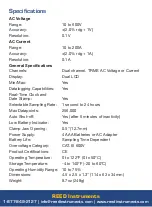 Preview for 5 page of Reed Instruments 800837001207 Instruction Manual