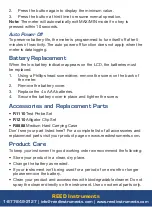 Preview for 10 page of Reed Instruments 800837001207 Instruction Manual