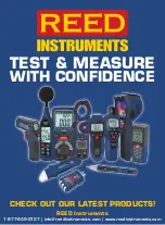 Preview for 12 page of Reed Instruments 800837001207 Instruction Manual