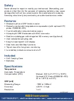 Preview for 4 page of Reed Instruments R3000SD Instruction Manual