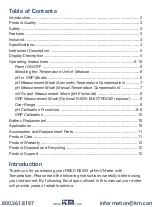 Preview for 2 page of Reed Instruments R3525 Instruction Manual