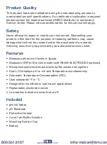 Preview for 3 page of Reed Instruments R3525 Instruction Manual