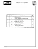 Preview for 68 page of REED LOHE VI Series Operation, Maintenance And Parts Manual