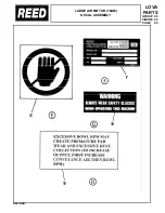 Preview for 93 page of REED LOHE VI Series Operation, Maintenance And Parts Manual