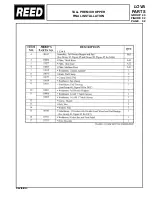 Preview for 108 page of REED LOHE VI Series Operation, Maintenance And Parts Manual