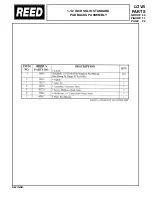 Preview for 126 page of REED LOHE VI Series Operation, Maintenance And Parts Manual