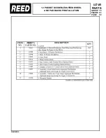 Preview for 160 page of REED LOHE VI Series Operation, Maintenance And Parts Manual